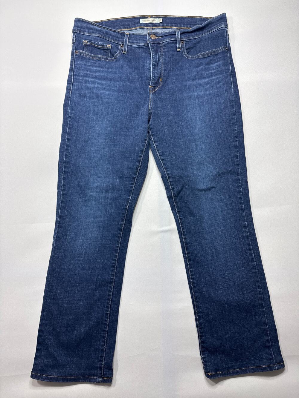 Levi's 314 Women's Shaping Straight Leg Blue Jeans - Size 32x32 (33x26)